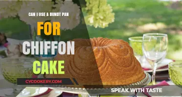 Using a Bundt Pan for Chiffon Cake: Tips and Tricks