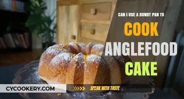 Using a Bundt Pan for Angel Food Cake: Tips and Tricks