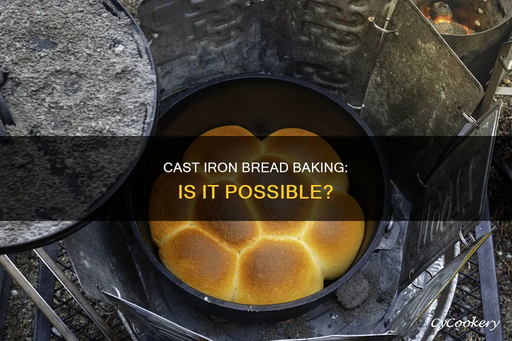 can I use a cast iron pan to bake bread