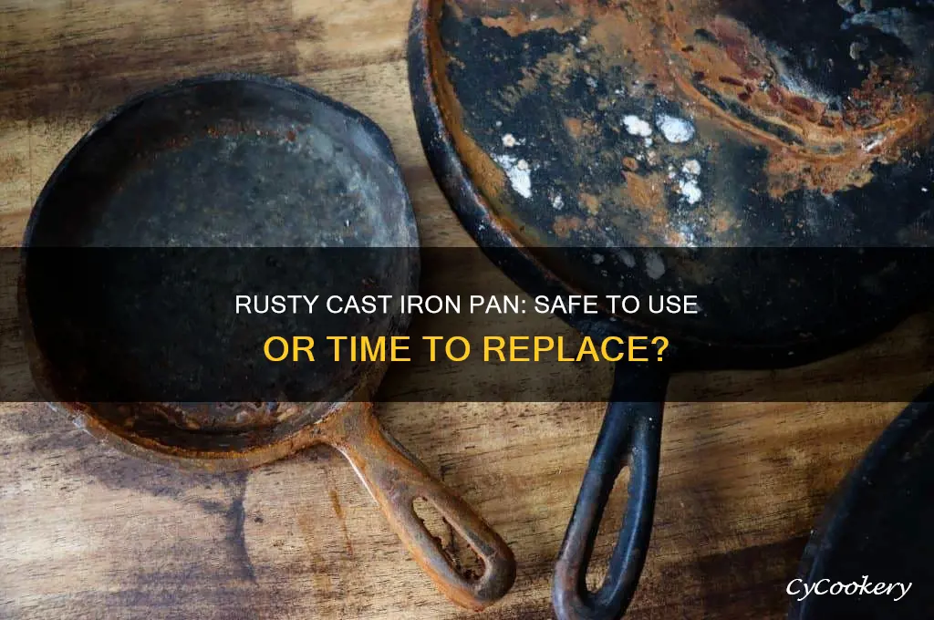 can I use a cast iron pan with rust