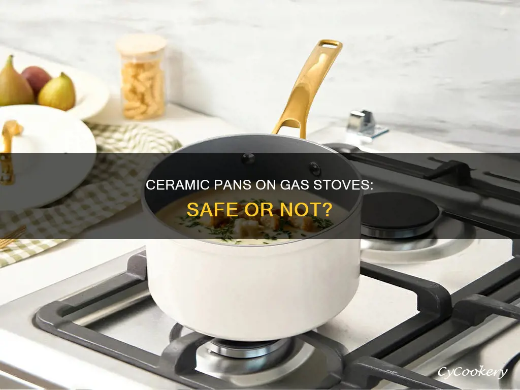 can I use a ceramic pan on gas stove