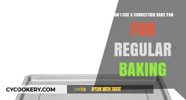 Convection Bake Pans: Interchangeable with Regular Baking?