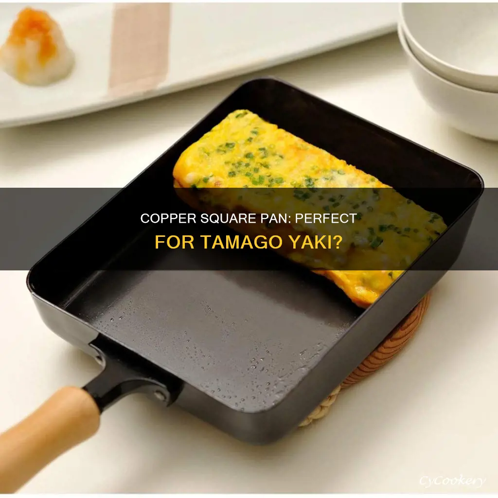 can I use a copper square pan for tamago yaki