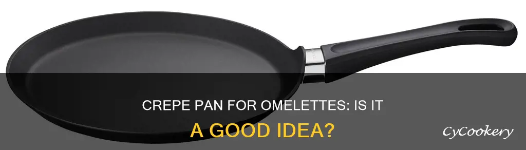 can I use a crepe pan for omelettes