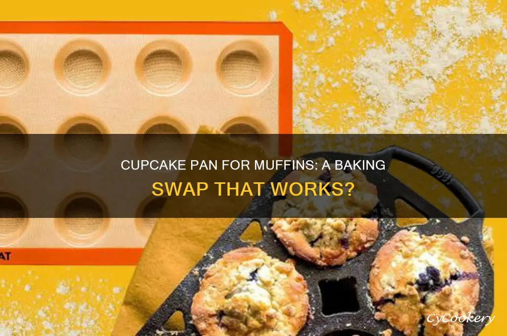 can I use a cupcake pan for muffins