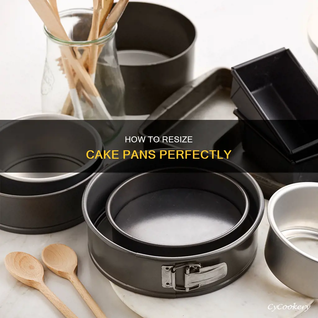 can I use a different size cake pan