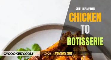 Fryer Chicken for Rotisserie: Is It Possible?