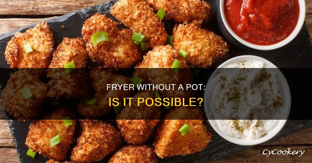 can i use a fryer without a pot