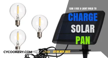 Charging Solar Panels: Can Light Bulbs Be Used?