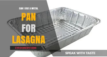 Metal Pans for Lasagna: A Good Idea?