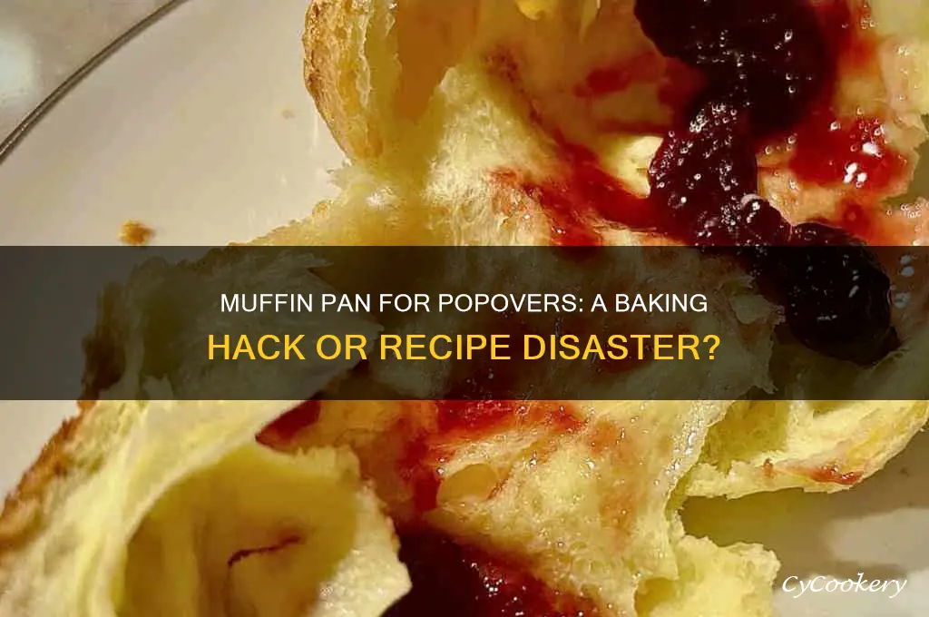 can I use a muffin pan for popovers