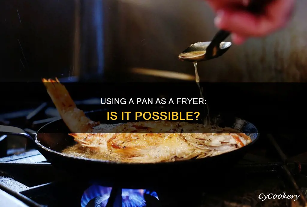 can i use a pan as a fryer