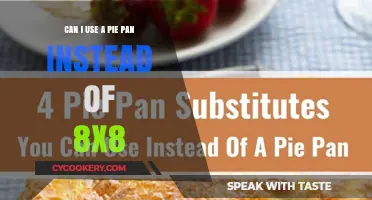 Pie Pans: Substitute for 8x8 Baking Pan?