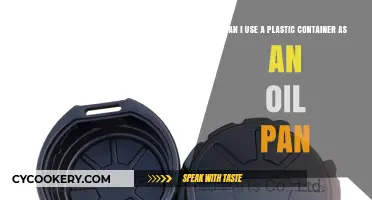 Plastic Containers: A Good Oil Pan Alternative?