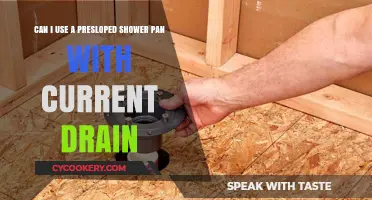 Presloped Shower Pan: Compatible with Current Drain?