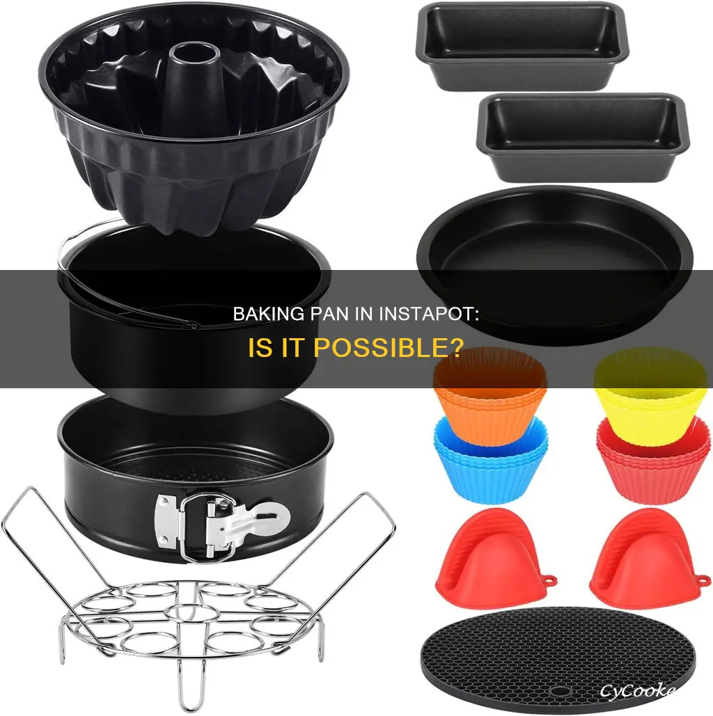 can I use a regular baking pan in my instapot