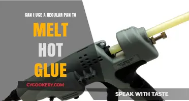 Glue Gun Alternative: Melting Hot Glue with Regular Pans