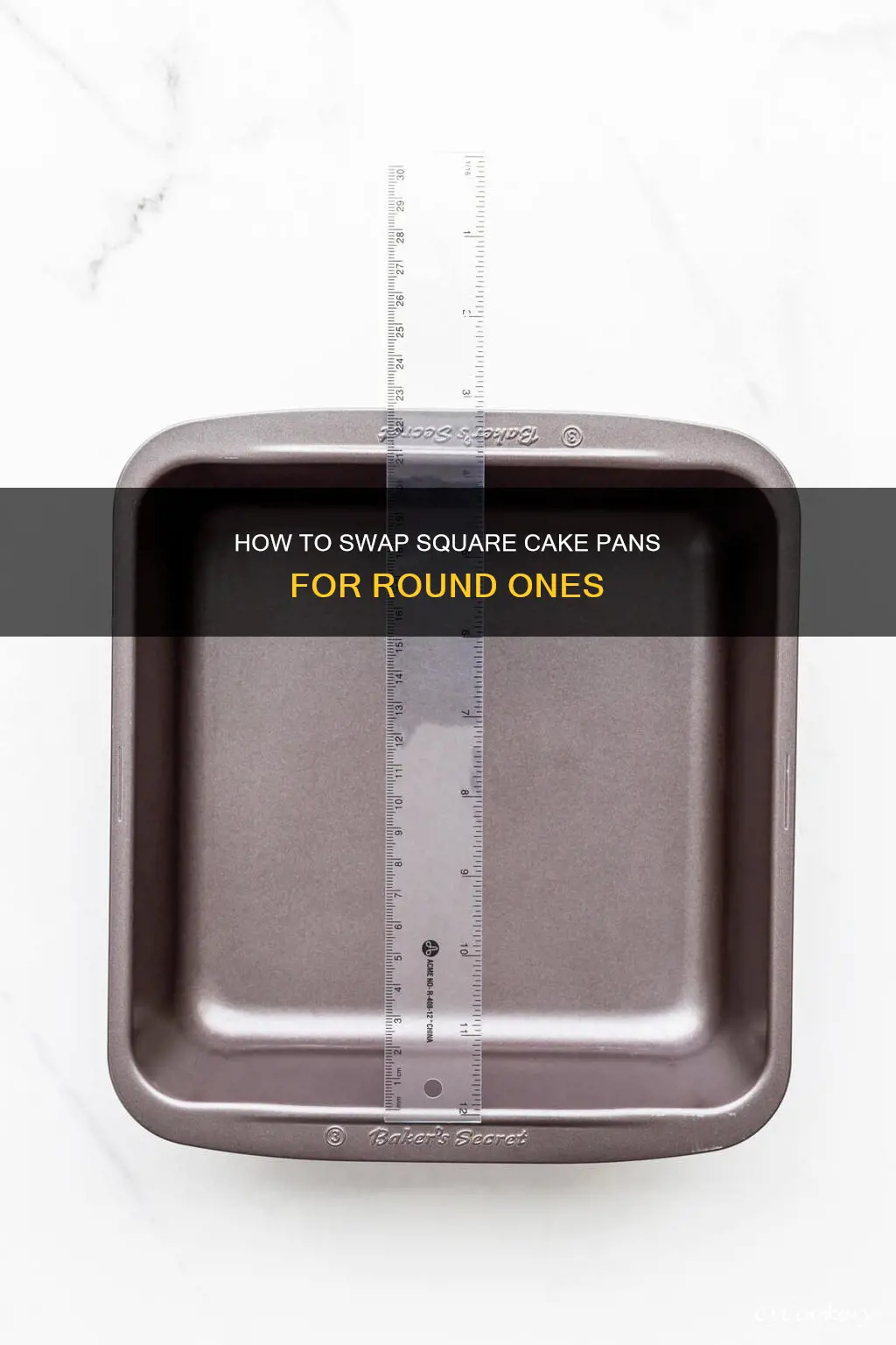 can I use a round cake pan instead of square