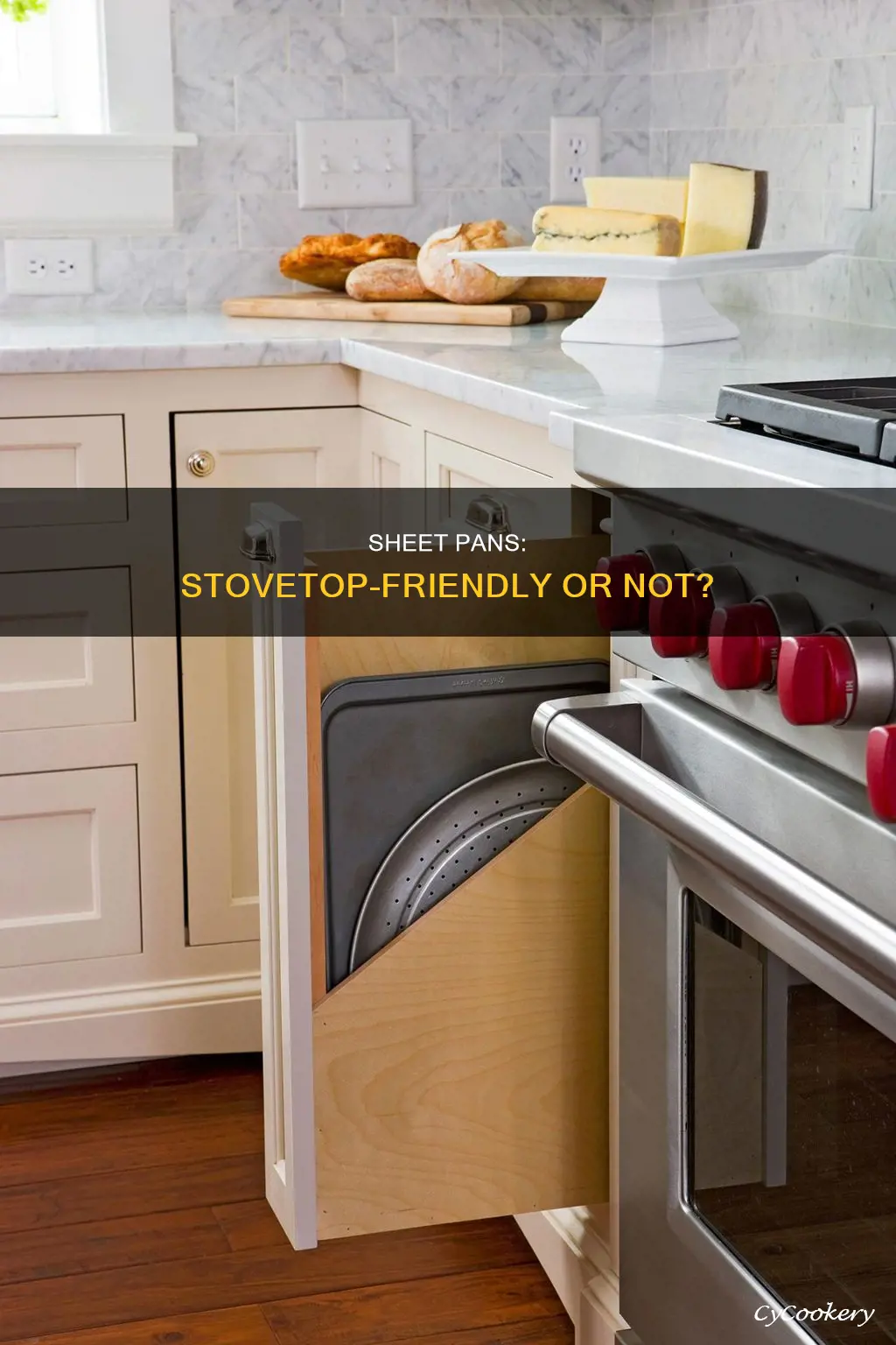 can I use a sheet pan on the stove