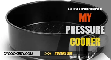 Springform Pan in a Pressure Cooker: Is it Possible?