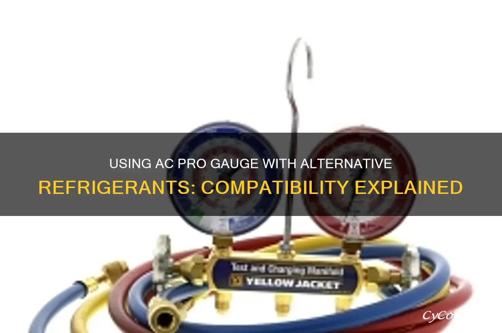 can i use ac pro gauge with other refrigerant