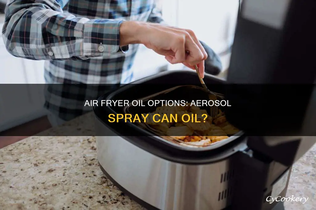 can i use aerosol spray can oil with air fryer