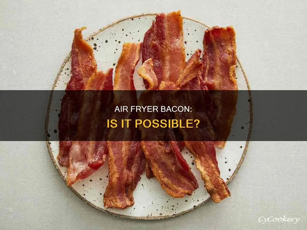 can i use air fryer for bacon