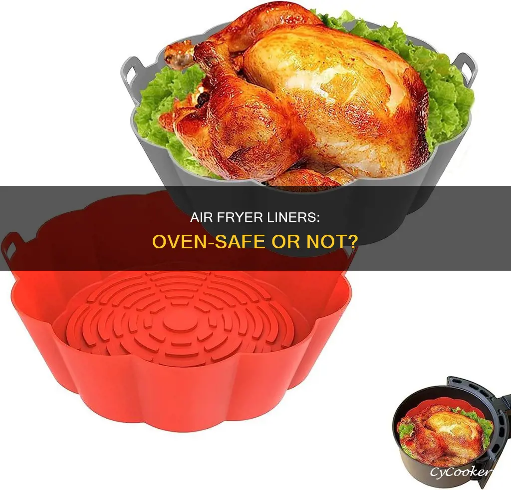 can i use air fryer liners in oven