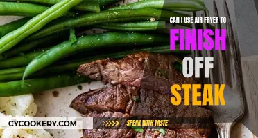 Air Fryer for Steak: Finishing Touches Done Right