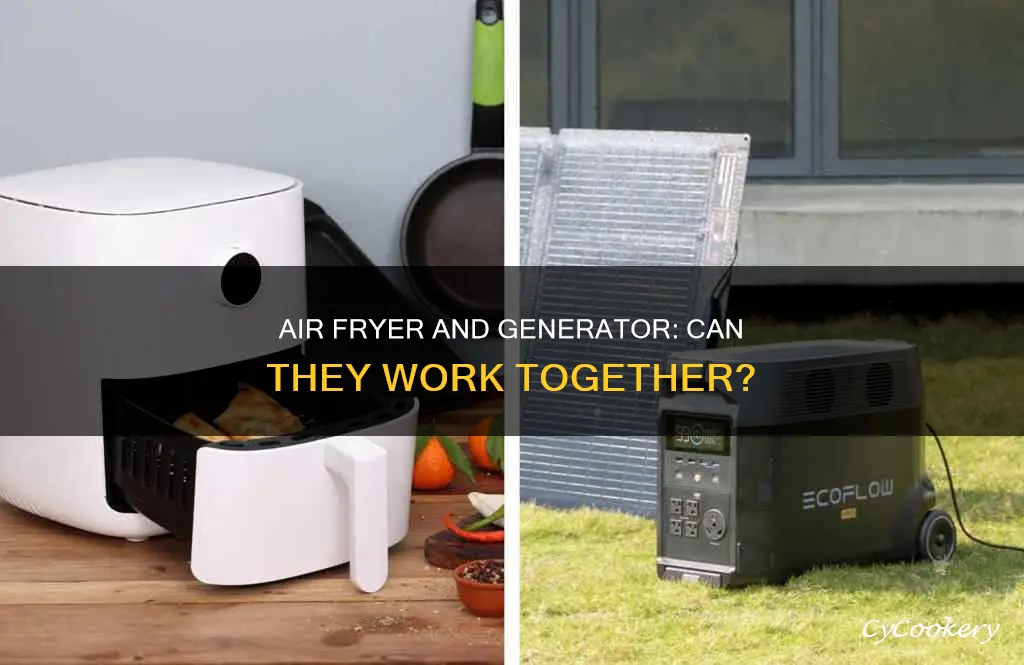 can i use air fryer with generator