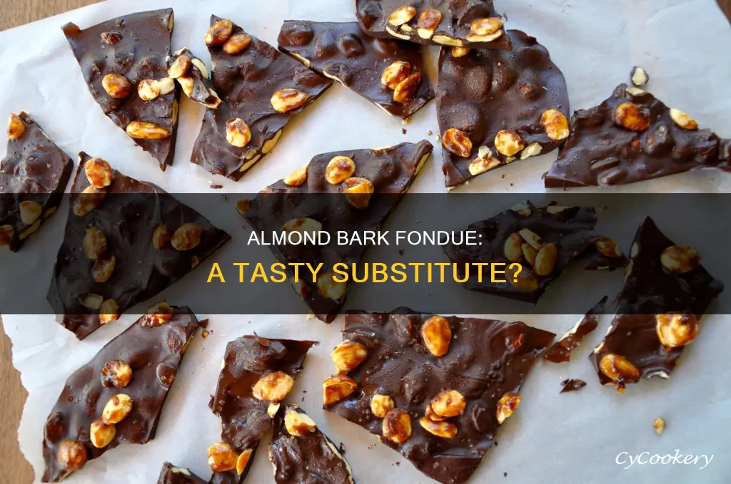 can i use almond bark for fondue