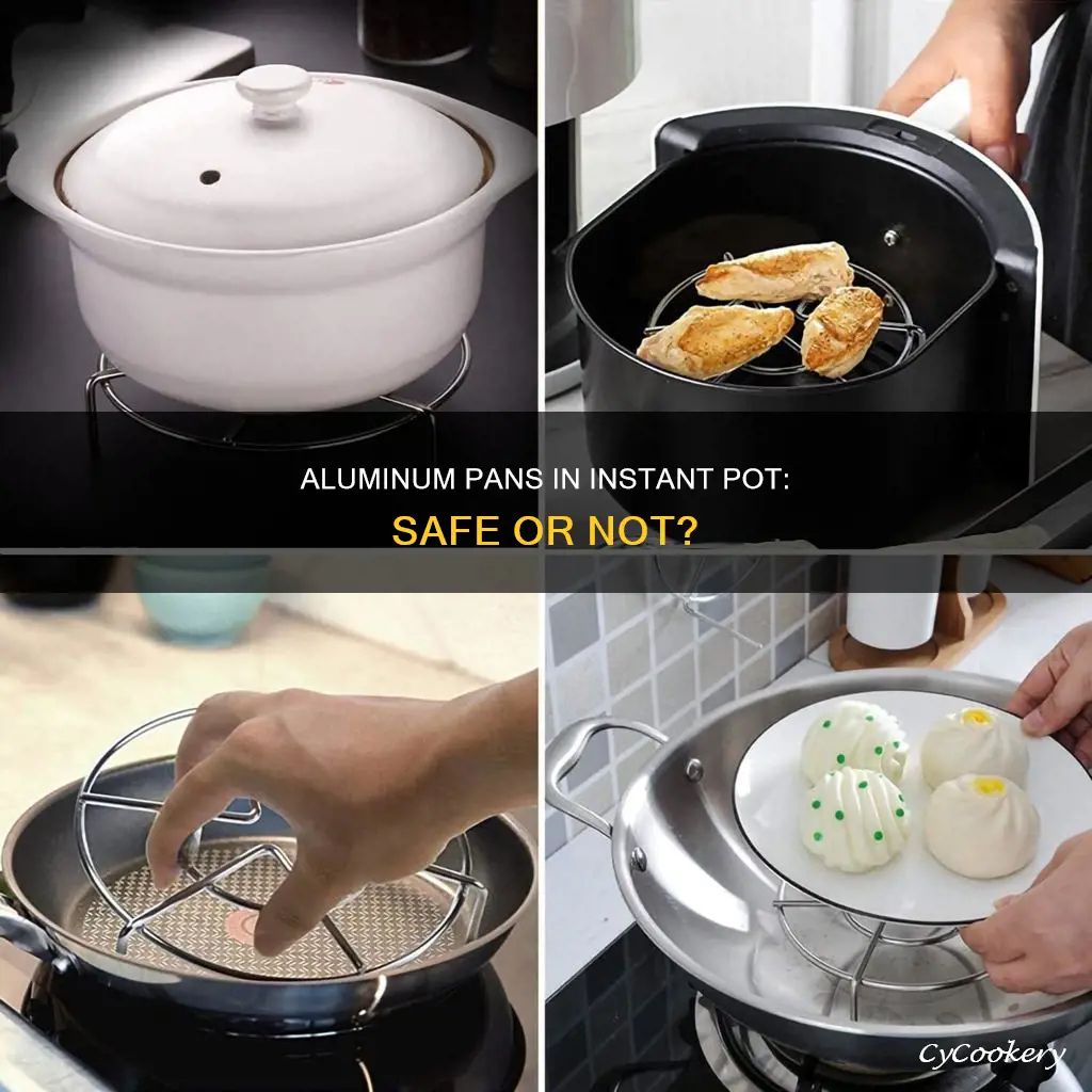can I use aluminum pan in instant pot