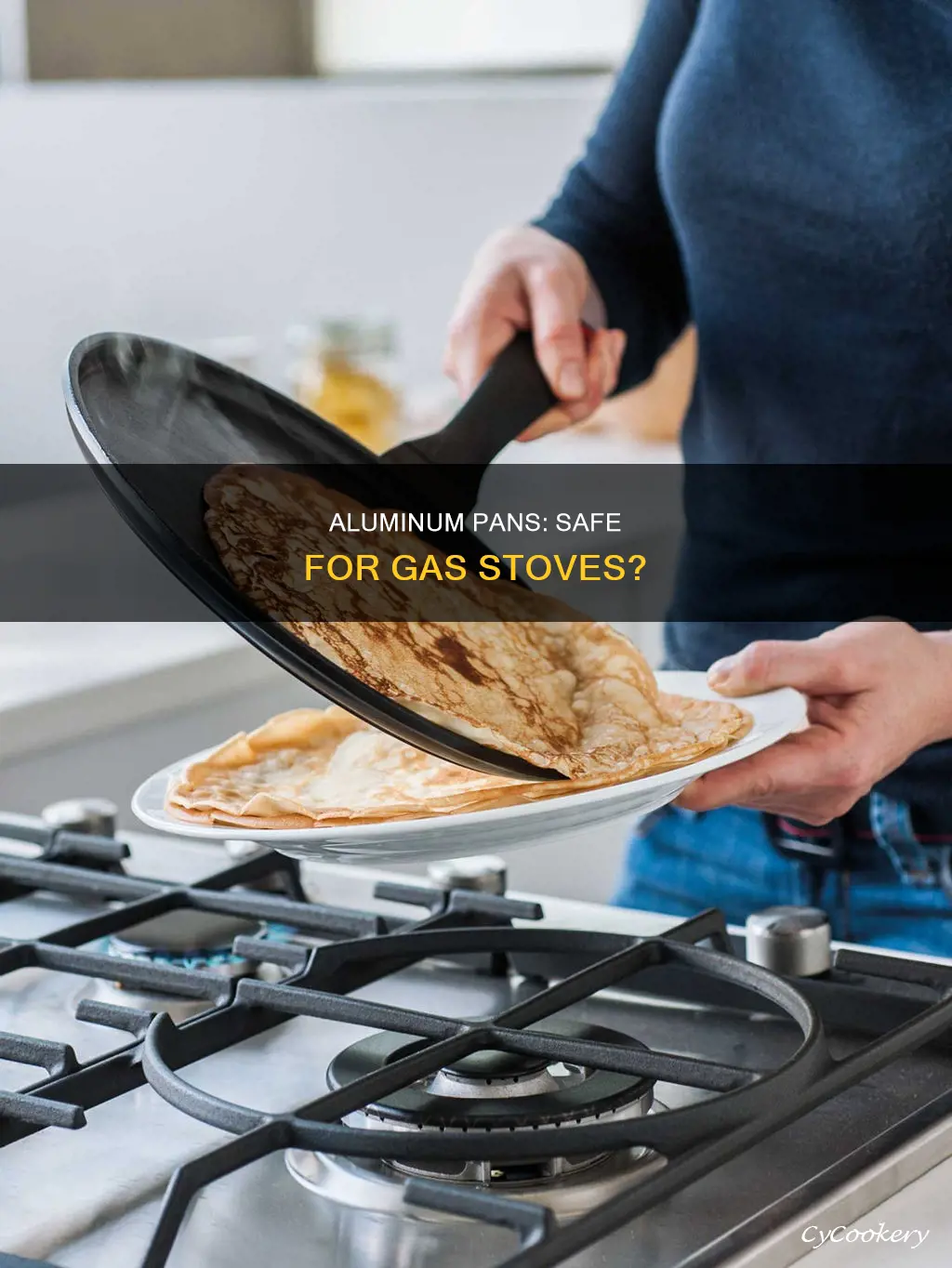 can I use aluminum pans with gas stove