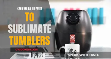 Air Fryer vs Convection Oven for Sublimation Tumblers