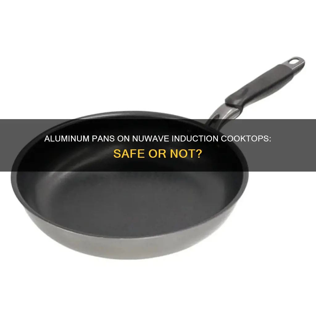 can I use an aluminum pan on nuwave induction cooktop