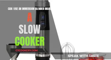 Using an Immersion Blender Inside a Slow Cooker: Safe?