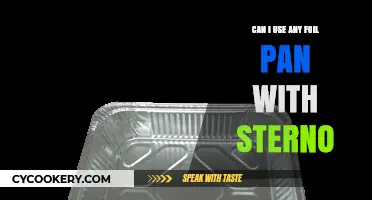 Sterno and Foil Pans: What You Need to Know