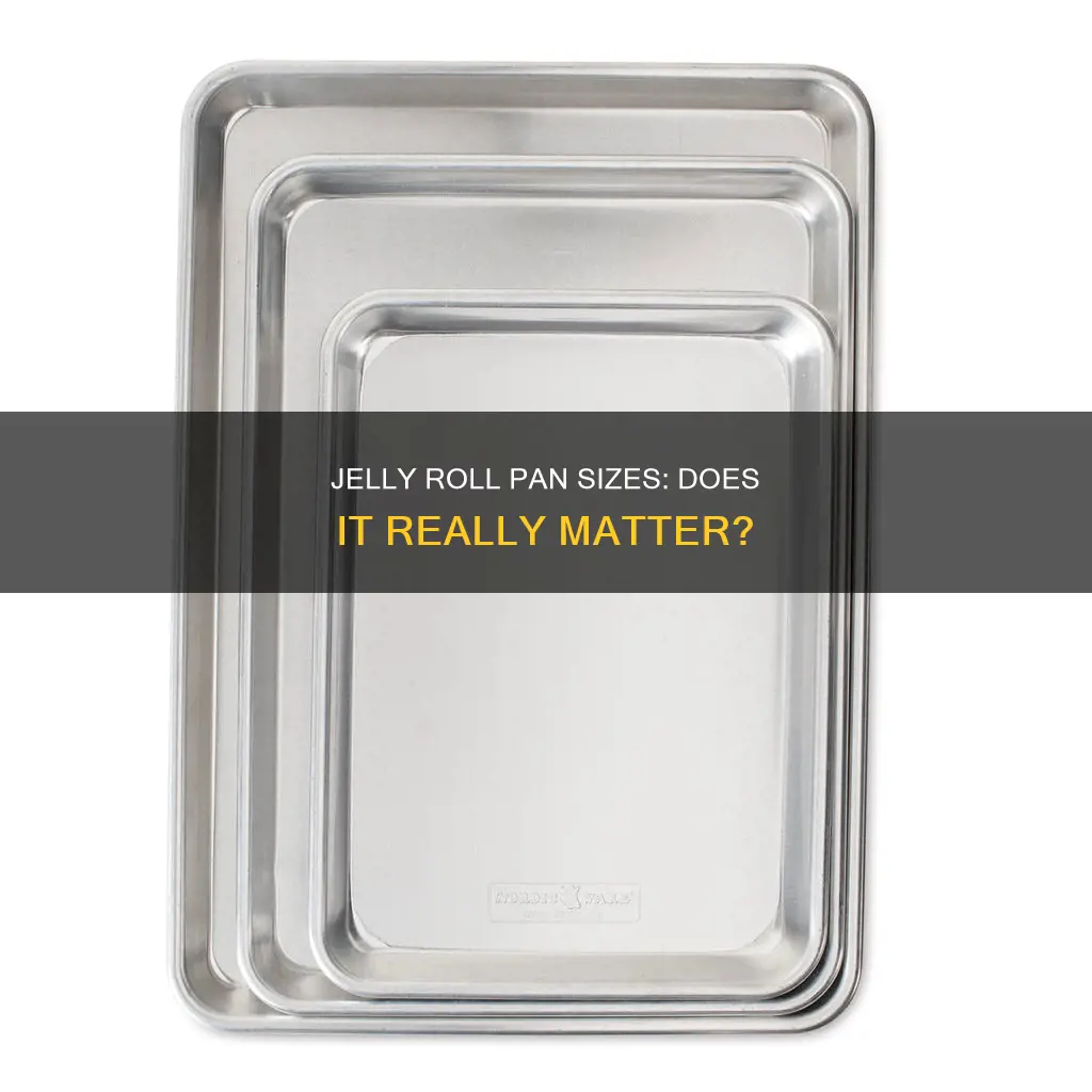 can I use any size jelly roll pan