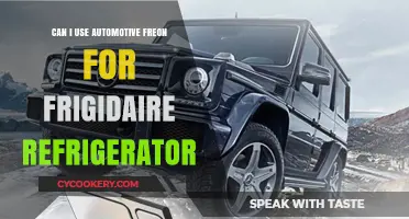 Automotive Freon in Frigidaire Fridges: Safe or Risky Alternative?