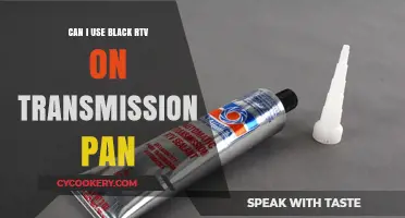Using Black RTV on Transmission Pan: Is It Safe?