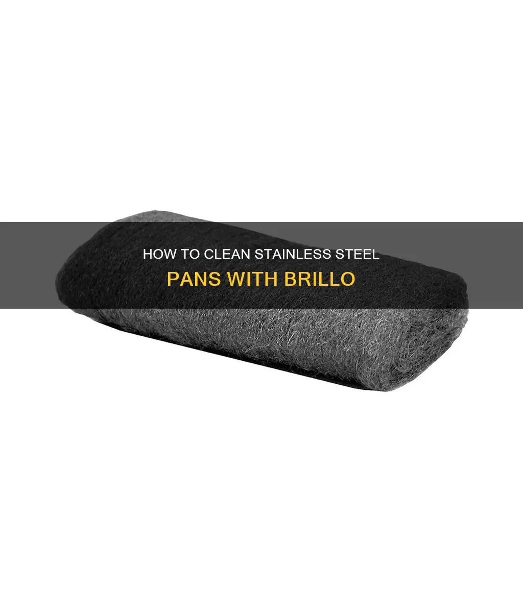 can I use brillo on a stainless steel pan