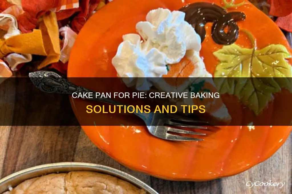 can I use cake pan for pie