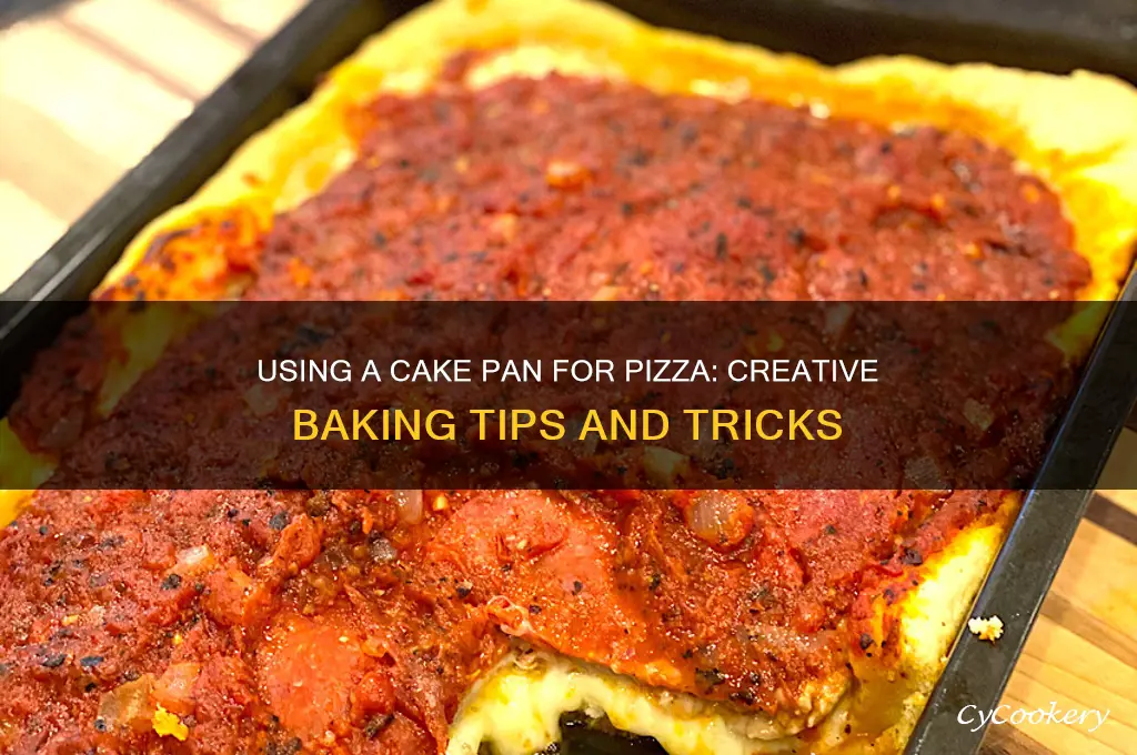 can I use cake pan for pizza