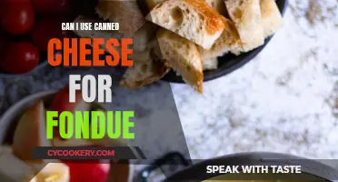 Canned Cheese for Fondue: A Tasty Time-Saver?