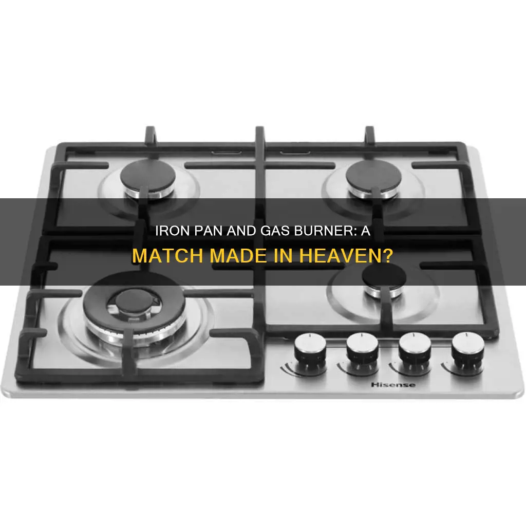 can I use car iron pan on small gas burner