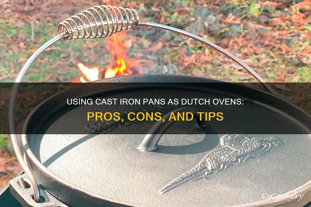 can I use cast iron pan as dutch oven