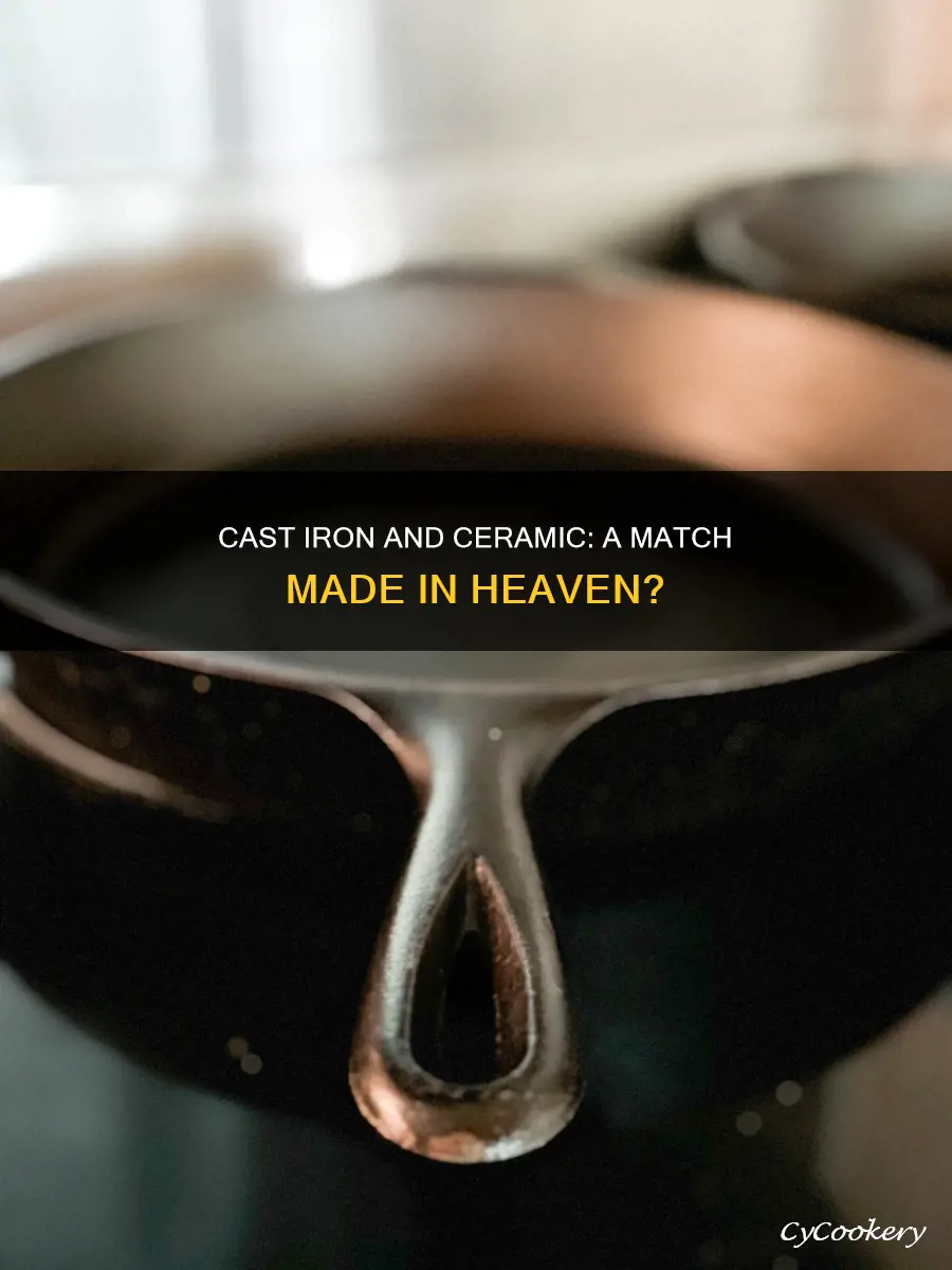 can I use cast iron pan on ceramic cooktop