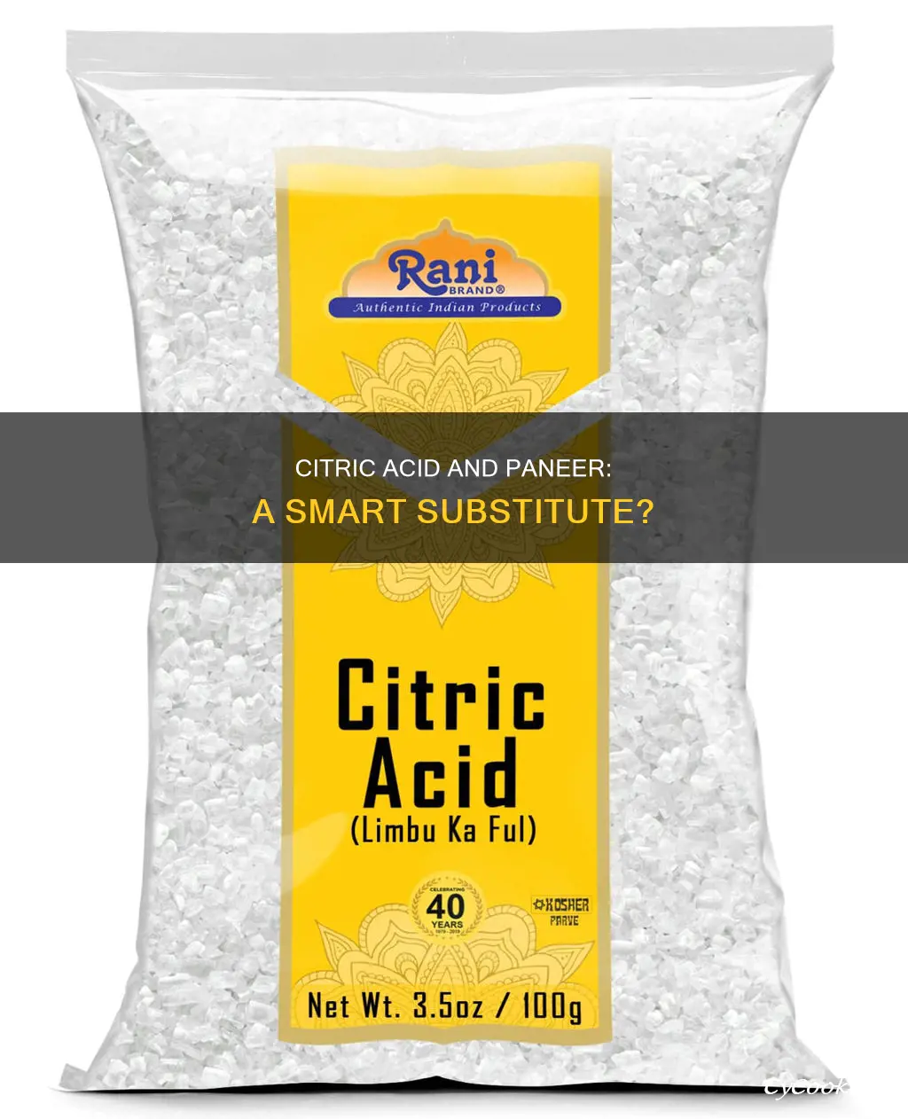 can I use citric acid to make paneer