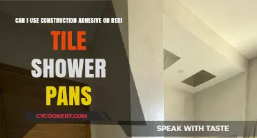 Using Construction Adhesive on Redi Tile Shower Pans?