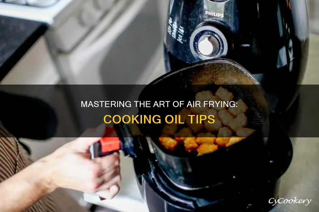 can i use cooking oil in my air fryer